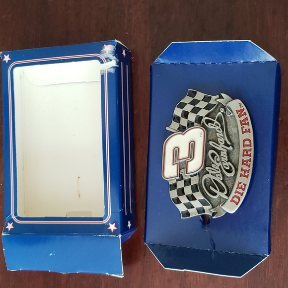 Vintage 1997 Dale Earnhardt Pewter Belt Buckle - Picture 3 of 13
